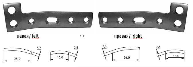 Пластина L–образная	L-shaped Plate
