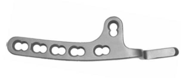 Пластина крючковидная с у/с 10,0х3,0 мм     LCP Uncinate Plate 10,0х3,0 mm