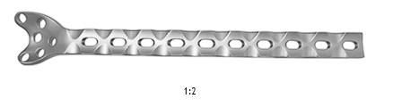 Пластина опорная мыщелковая с ограниченным контактом 18,0x7,5 мм     Condylar Plate (restricted contact) 18,0x7,5 mm